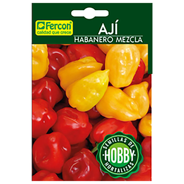 [HV22] AJI HABANERO MEZCLA HOBBY X 0.2GR (SEMILLA)