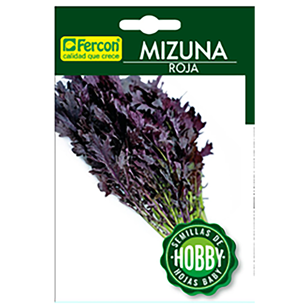 MIZUNA ROJA HOBBY  X 0.2GR (SEMILLA)