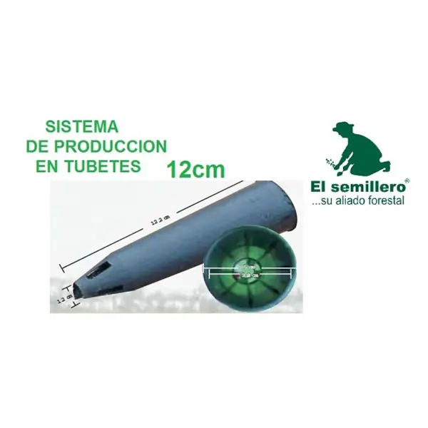 TUBETE 12 cm x UNIDAD