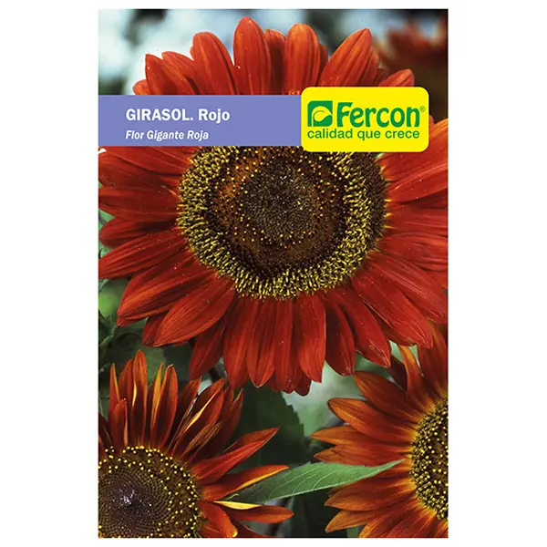 [FL18] FLOR GIRASOL GIGANTE ROJA 5865 X 0.5GR (SEMILLA)