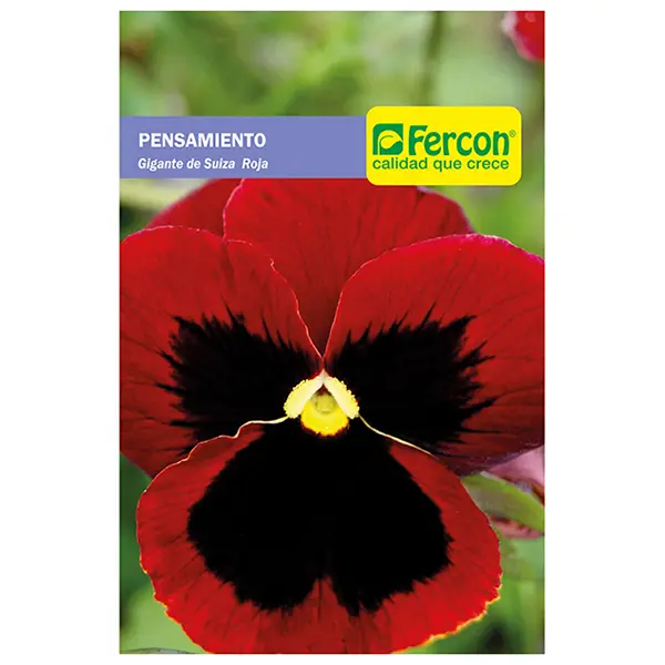 [FL25] FLOR PENSAMIENTO GIG. ROJO 6755 X 0.2GR (SEMILLA)