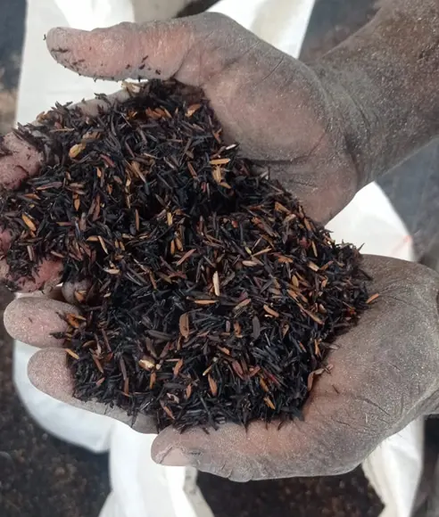 [S12] CASCARILLA DE ARROZ QUEMADA 85% X BULTO Kg.