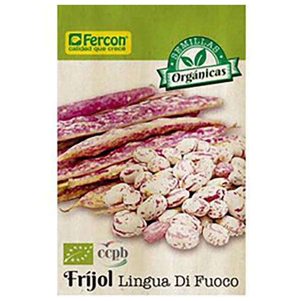 [HO3] FRIJOL ORGANICO LINGUA DI FUOCO X 5GR (SEMILLA)