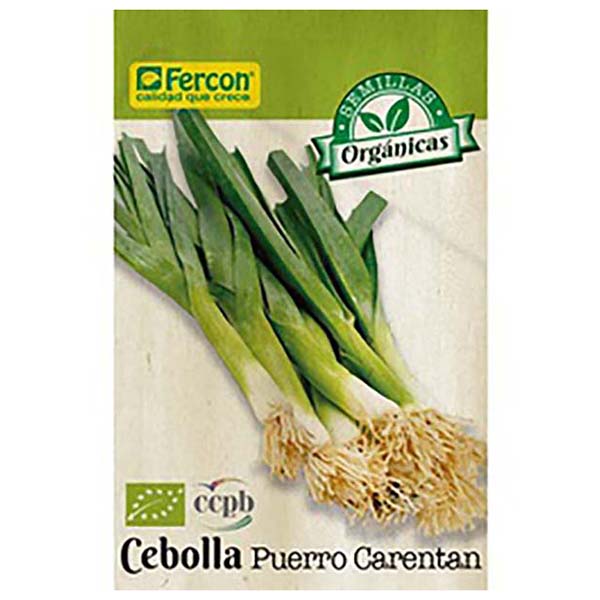 [HO6] CEBOLLA PUERRO ORGANICA CARENTAN BIO (SEMILLA)