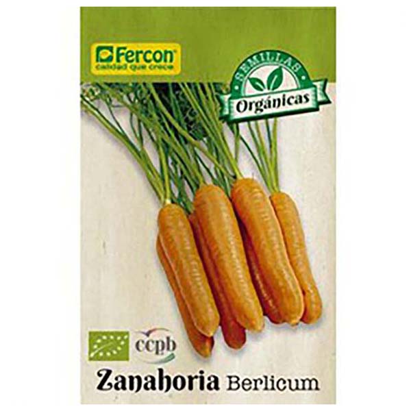 [HO8] ZANAHORIA ORGANICA BERLICUM BIO X 1GR (SEMILLA)