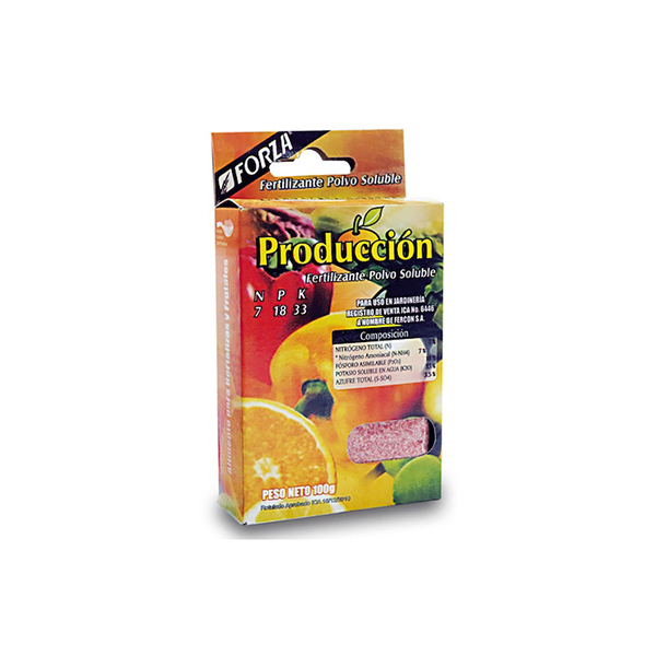 PRODUCCION FORZA SOLUBLE CAJA x 100 GR
