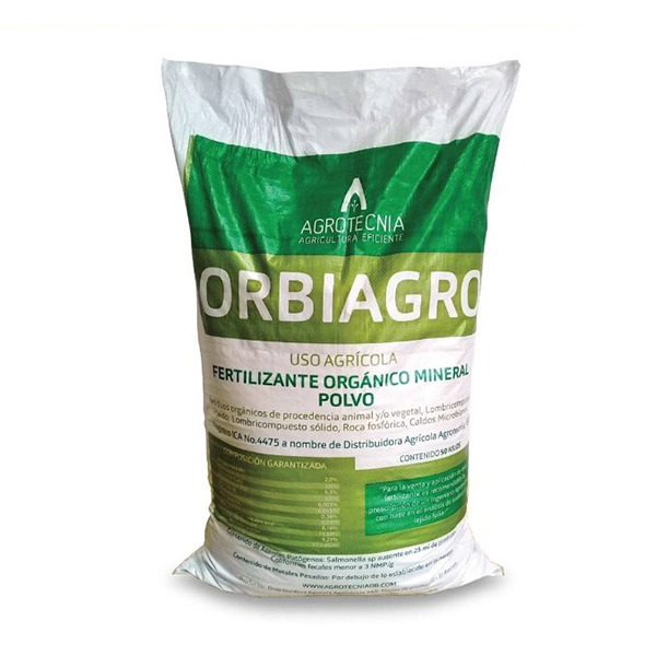 ORBIAGRO X 50 KG (Abono organico)