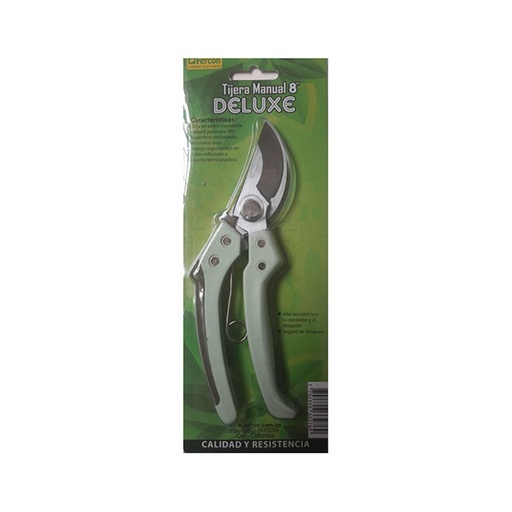 [H19] TIJERA PODADORA DELUXE 8" MANGO NYLON