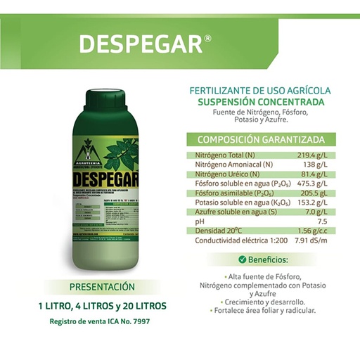 [NV23] FERTILIZANTE DESPEGAR X LITRO